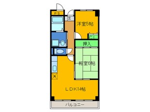 メゾンサンテの物件間取画像